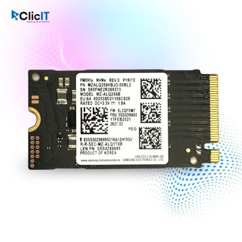 SSD SAMSUNG PM991A 256 GB M.2 2242 NVMe (PN: MZALQ256HBJD-00BL2)