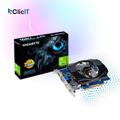 TARJETA DE VIDEO GIGABYTE GEFORCE GT 730 2GB DDR3, 64-BIT, VGA, HDMI (PN:GV-N730D3-2GI)