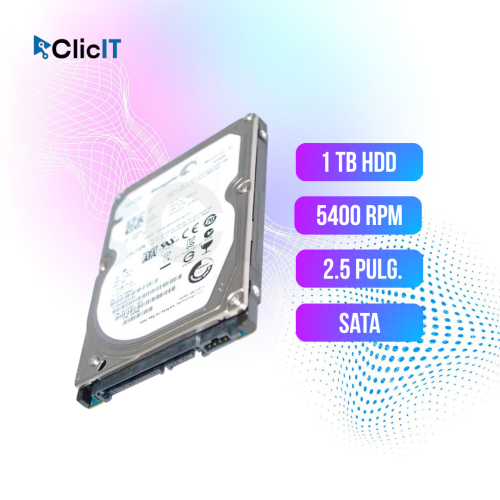 HDD SEAGATE, 500 GB 5400 RPM SATA 9.5mm 2.5" PULGADAS, (PN: 9HH134-522)