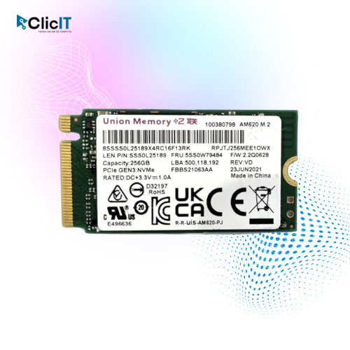 SSD Oydisen Union Memory PCIe NVMe M.2 2242 SSD 256GB (SSS1B60641)