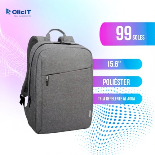 MOCHILA LENOVO B210 GREY 15.6" (4X40T84058)