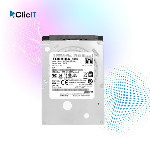 HDD TOSHIBA Disco duro interno MQ04ABF Series MQ04ABF100 1TB 2.5" (PN: MQ04ABF100)