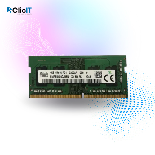 MEMORIA RAM LAPTOP SK hynix 4G DDR4 - 3200 Mhz  (PN:HMA851S6CJR6N-XN)