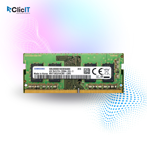 MEMORIA RAM LAPTOP SAMSUNG 4 GB PC4- DDRA - 2400MHz  (PN: M471A5244CB0-CWE )