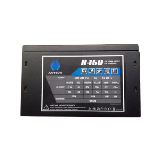 FUENTE DE PODER NO CERTIFICADA ANTRYX  B450 V3 450W (PN: AP-B450RV3S-CP)