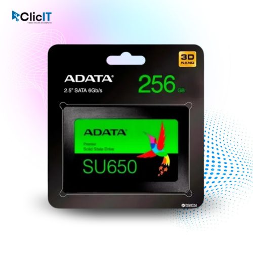 UNIDAD DE ESTADO SOLIDO ADATA Ultimate SU650 2.5 " 256GB SATA (PN: ASU650SS-256GT-R_)