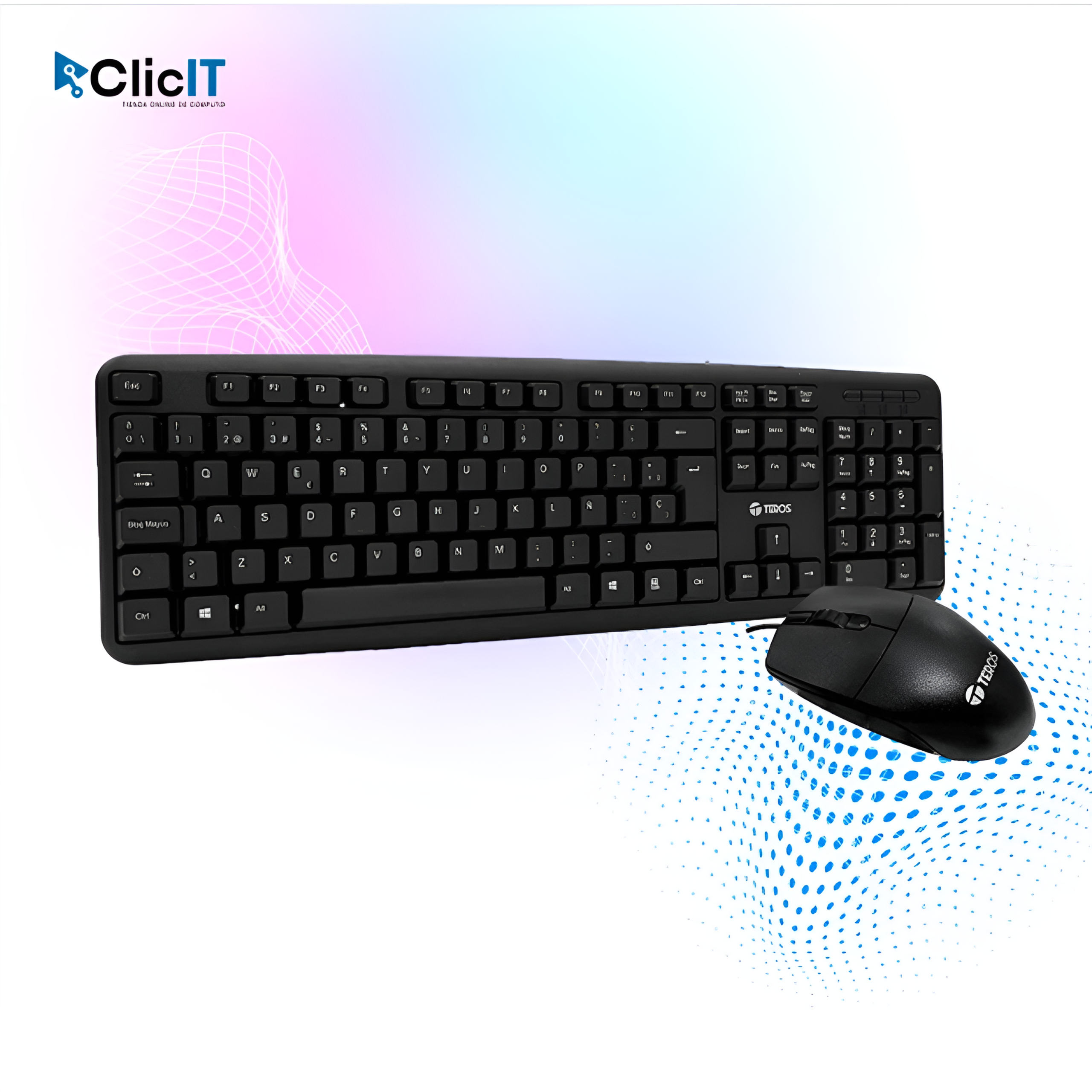 TECLADO Y MOUSE TEROS (PN:TE-4062N)