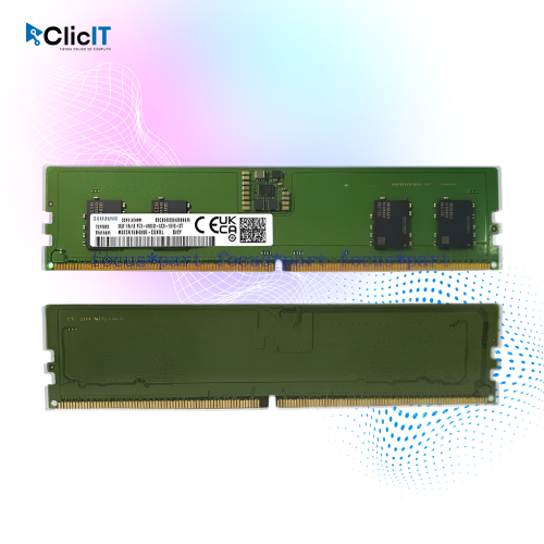 MEMORIA RAM PC SK Hynix 8GB DDR5 UDIMM 4800 (PN: HMCG66AEBUA084N-BA)