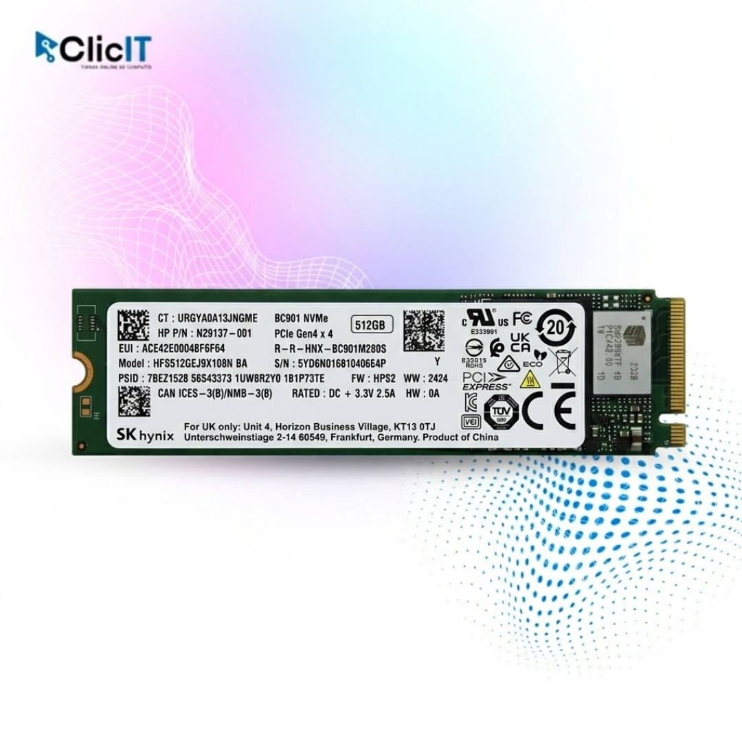 SSD M2 SK HYNIX 512GB - M.2 2280 (PN:HFS512GEJ9X102N)