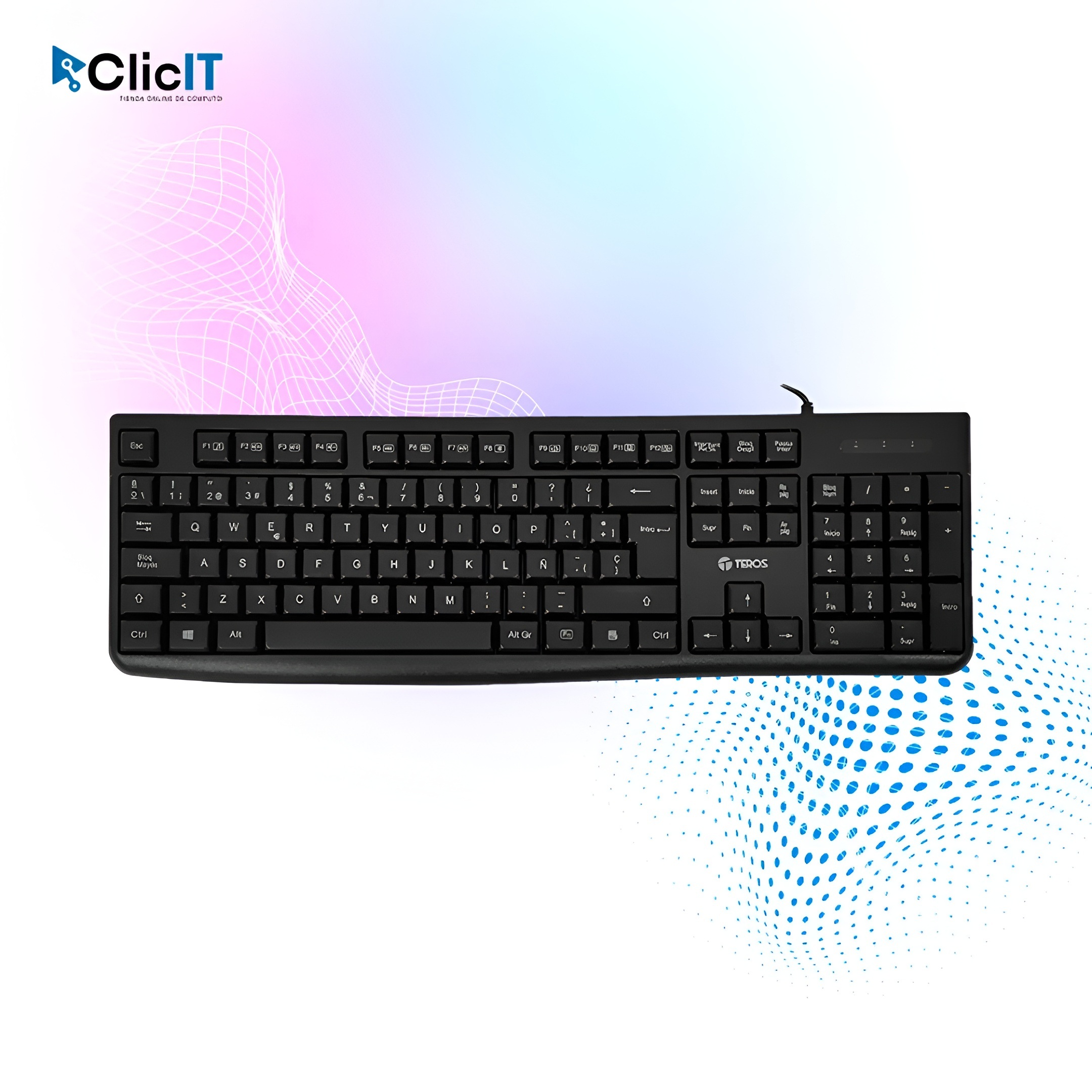 TECLADO TEROS ESTANDAR USB (PN:TE-4067S)