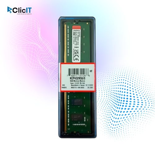 MEMORIA RAM PC KINGSTON 8G 3200 Mhz DDR4 (PN: KCP432NS6/8)