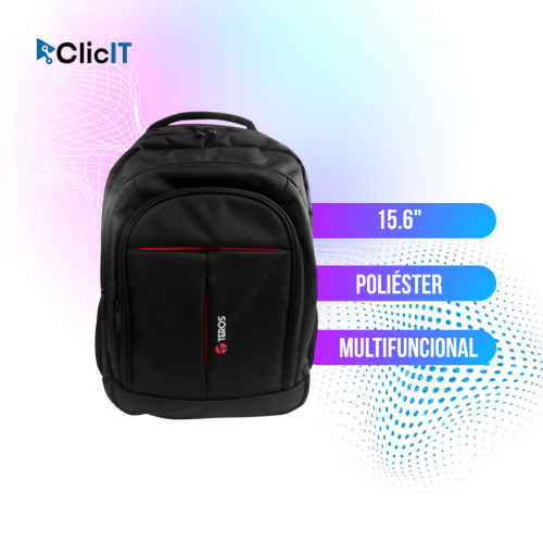 MOCHILA TEROS PARA LAPTOP NEGRO (PN: TE-IDS18560)