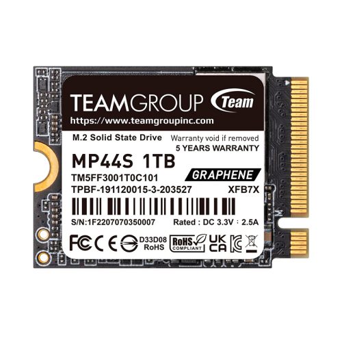 SSD M2 TEAMGROUP SSD 1TB TG MP44S M.2 4.0 2230 (PN: TM5FF3001T0C101)