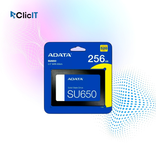 UNIDAD DE ESTADO SOLIDO ADATA Ultimate SU650 2.5 " 256GB SATA (PN: ASU650SS-256GT)