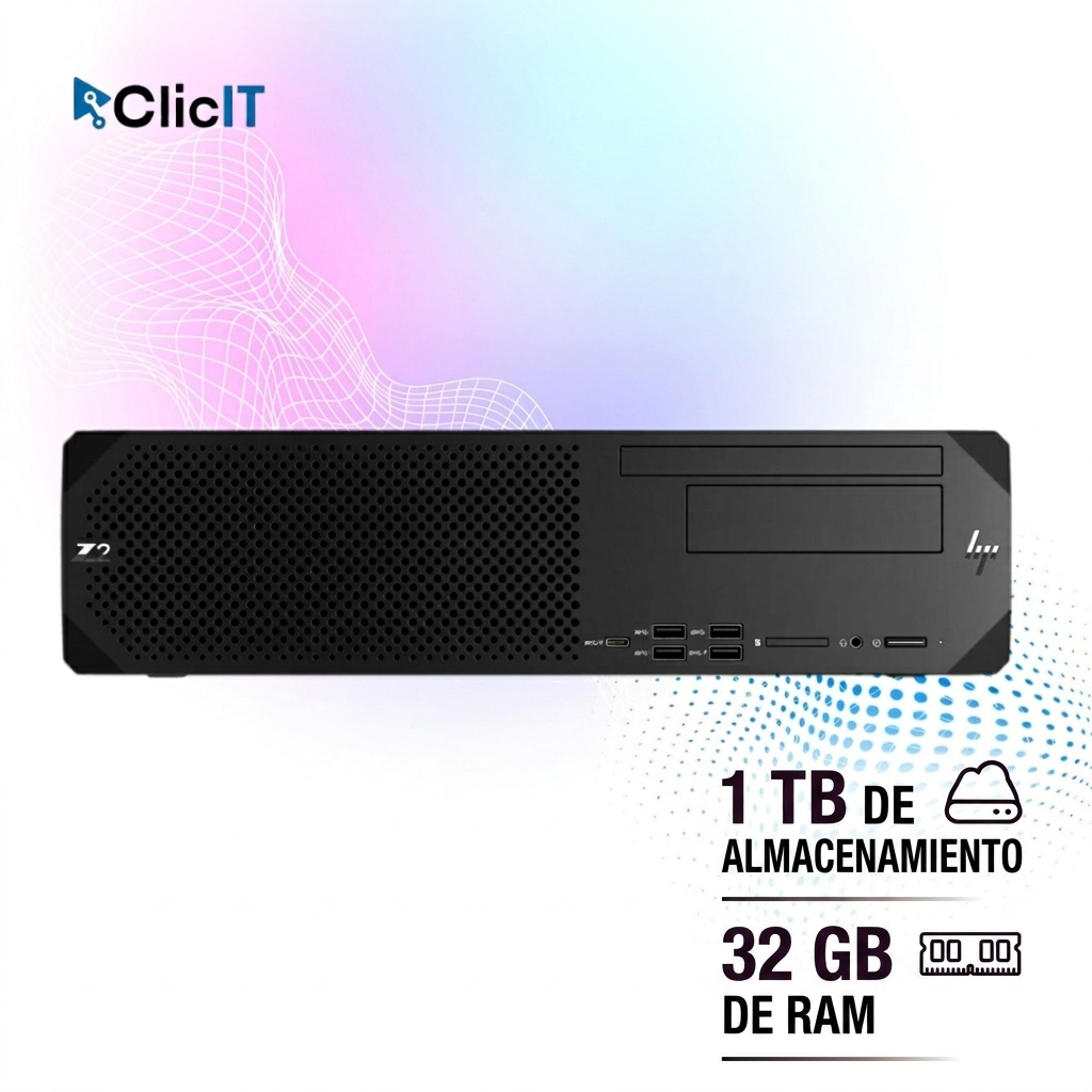 ESTACION DE TRABAJO HP Z2 G9 SFF WORKSTATION DESKTOP PC PROCESADOR: INTEL® CORE™ I9-14900K MEMORIA RAM: 32 GB DDR5 4800, 2400 MHZ ALMACENAMIENTO: 1 TB SSD CHIPSET: INTEL® W680 HP A1XD1LA#ABM