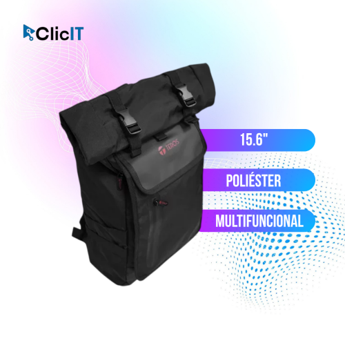 MOCHILA TEROS GAMER VISION TE-ACS9018BK,para notebooks de hasta 15.6" (PN: TE-ACS9018)